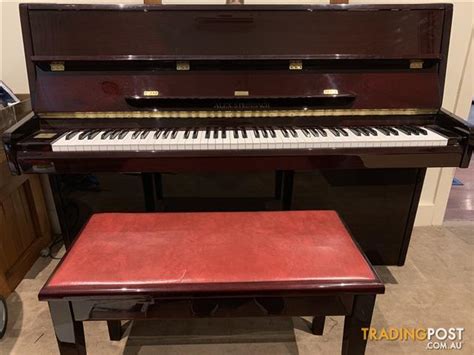 Alex Steinbach Mahogany Polished Upright Piano