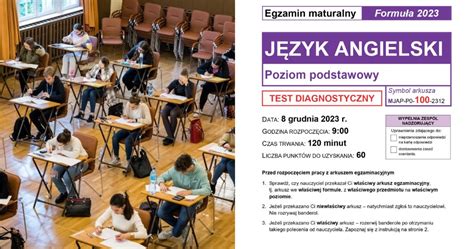 Matura Pr Bna Z Angielskiego Arkusz Cke Poziom Podstawowy