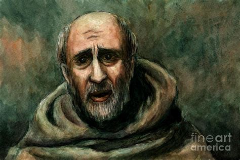 Monk with Worry Painting by Kirohan Art - Pixels