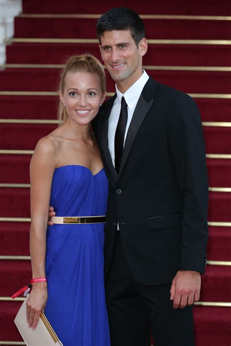 Photo Novak Djokovic Et Sa Compagne Jelena Ristic Lors De La Soir E