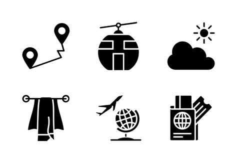 Maps And Travel Glyph Icons By Shmai Glyph Icon Glyphs Map