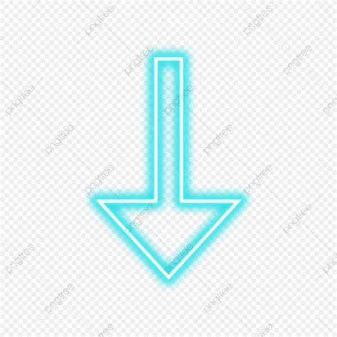 Down Arrows Png Image Blue Neon Arrow Down Blue Vector Arrow Vector