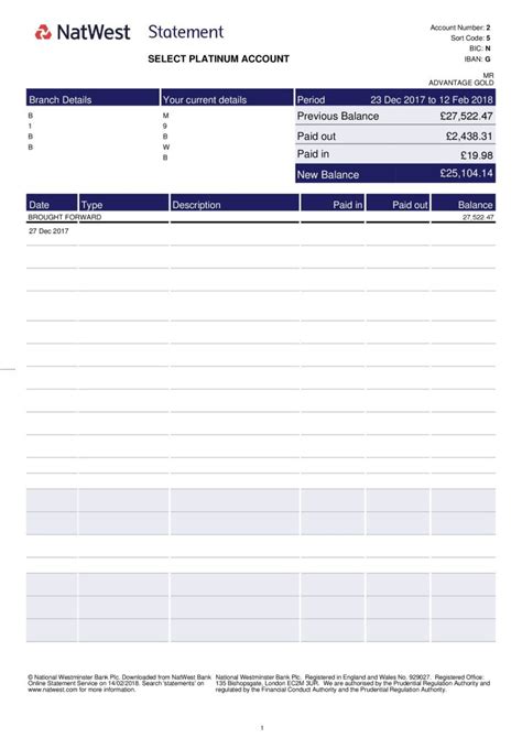 Novelty Bank Statement Fake Bank Statements Fake Pay Stubs