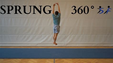 360 Sprung Sprung Mit 1 1 Drehung Boden YouTube