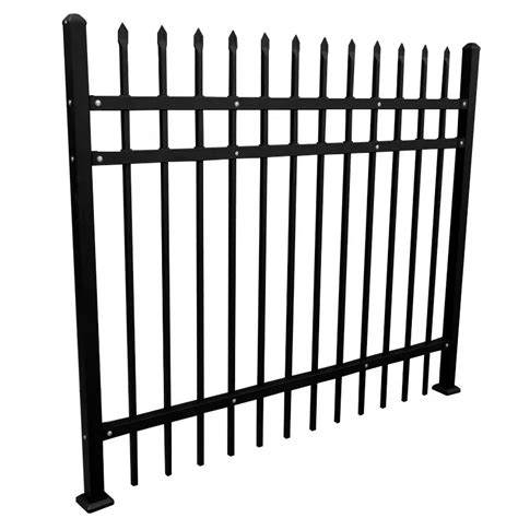 Dk038 Prefab Iron Fence Panels Fence Grill Design Modular Metal Fences