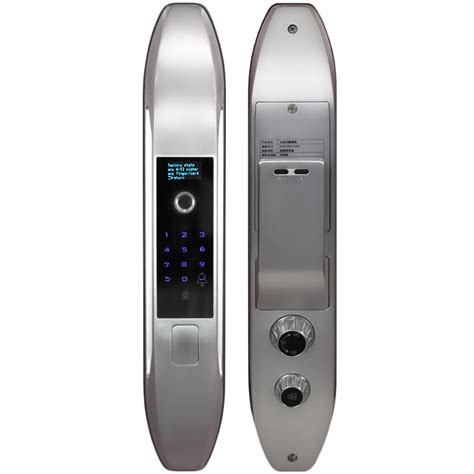 Биометрический врезной дверной замок Smart lock Silver - Ателье ...