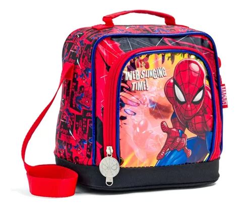 Lonchera T Rmica Spiderman Original Ruz Hombre Ara A Env O Gratis