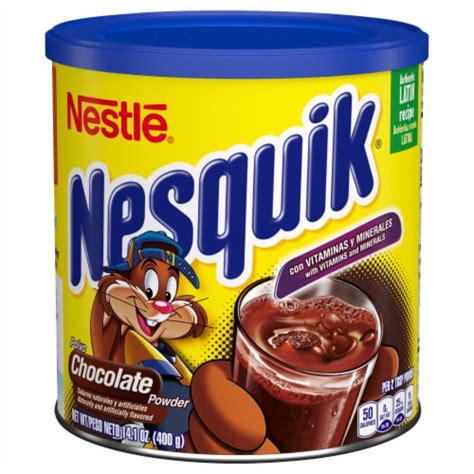 Nesquik® Chocolate Powder Drink Mix Canister 141 Oz Smiths Food