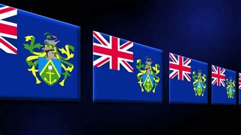 Pitcairn Flag Animated Background 3d Ani Stock Video Pond5