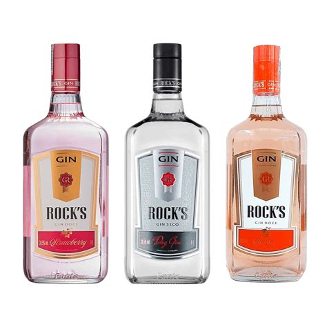 Kit Gin Rocks Strawberry 1000ml Gin Rocks 1000ml Gin Rocks Sunset