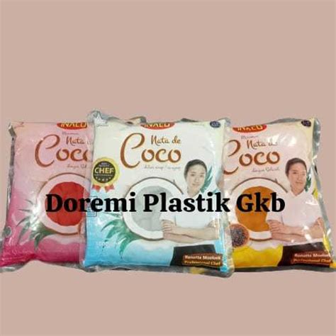 Jual INACO Nata De Coco Selasih 1Kg Vanila Strawberry Orange