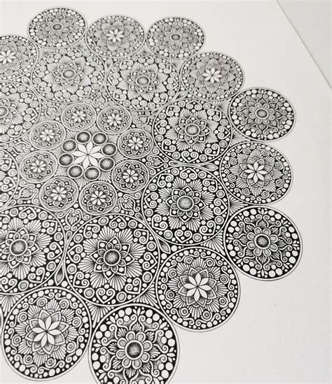 Floral A4 Mandala — rob.c.art