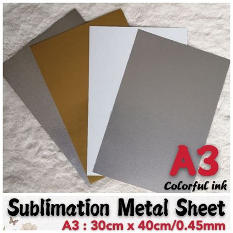 A Sublimation Metal Sheet Cmx Cm Thickness Mm For Heat Press