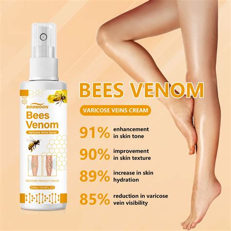 Vlemua 30 ML Skin Care Bee And Venomcare Varicose Veins Spray Removing