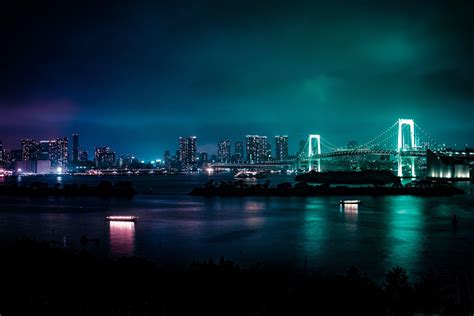 Blue City Night Wallpapers - Top Free Blue City Night Backgrounds ...