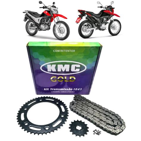 Kit Relacao Tracao Transmissao Nxr Bros 160 Xre 190 2015 2016 2017 2018