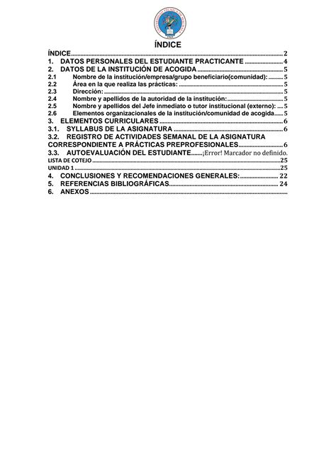 Solution Portafolio De Practicas Pre Profesionales Studypool