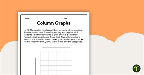 Creating A Bar Graph Worksheet Teach Starter Worksheets Library