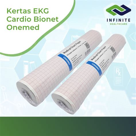 Jual Kertas EKG Cardiocare 215mm X 25mm Onemed ECG Paper Bionet 12