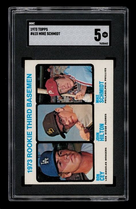 1973 Topps Set Break 615 M Schmidt Rookie Cey SGC 5 EX EBay