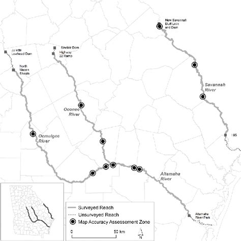 Altamaha River Map