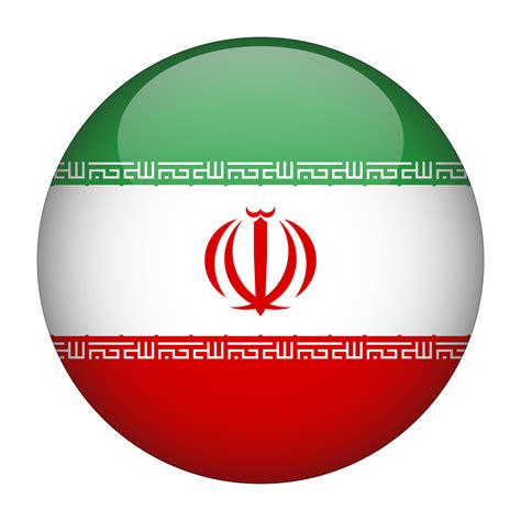 Iran 3D Rounded Flag with Transparent Background 15272209 PNG