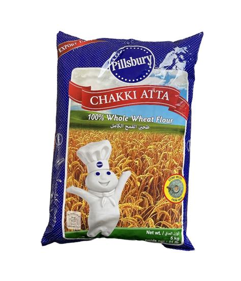 Pillsbury Chakki Atta Whole Wheat Flour Kg Zakiasianfoods