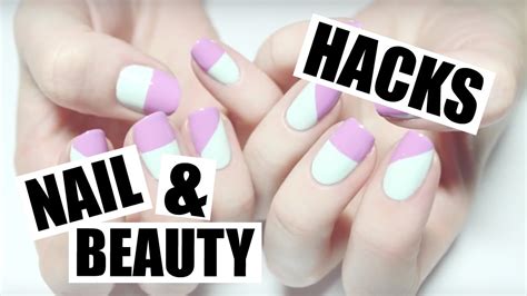 Diy Nail And Beauty Hacks Using Sticky Tape Youtube