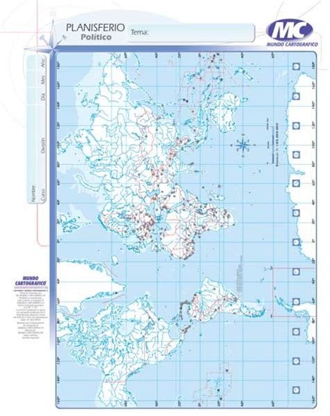 Top 67 Imagen Mapa Planisferio Politico Completo Para Colorear