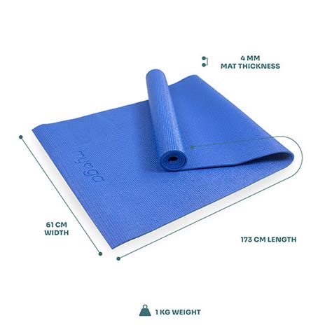 Myga Entry Level Yoga Mat Royal Blue Health Superdrug