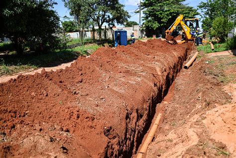 Cronograma Obras Do Cg Saneada Passam Dos Km De Rede De Esgoto