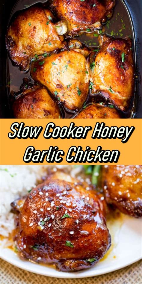 Slow Cooker Honey Garlic Chicken Recipe Notes