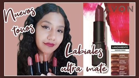 Nuevos Tonos De Labiales Ultra Mate De Avon Avonm Xico Avoncosmeticos