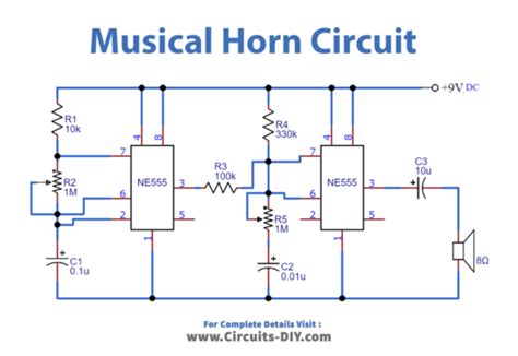 Musical Horn Circuit