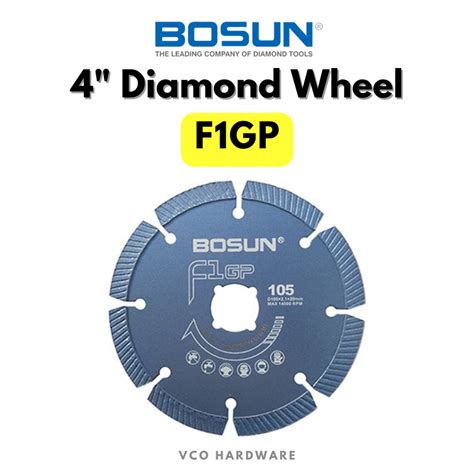 F1GP BOSUN 4 Diamond Wheel General Purpose Cutting Disc Red