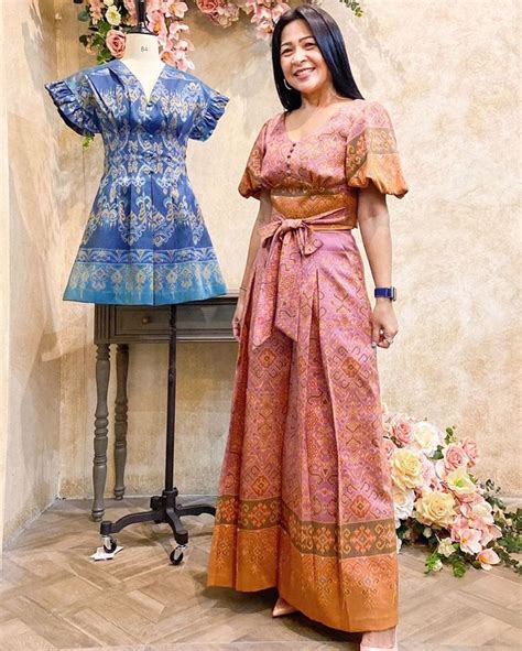 Thai Dress Saree Dress Kebaya Fashion Dresses Two Piece Skirt Set African Skirts Clothing