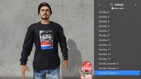 Skater XL: Gorillaz band merch v 1.0 Gear, Real Brand, Short Sleeve T-Shirt, Hooded Sweatshirt ...