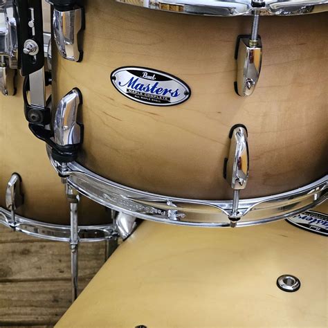 Acoustic Drum Kit Pearl Masters Maple Complete Satin Natural Burst