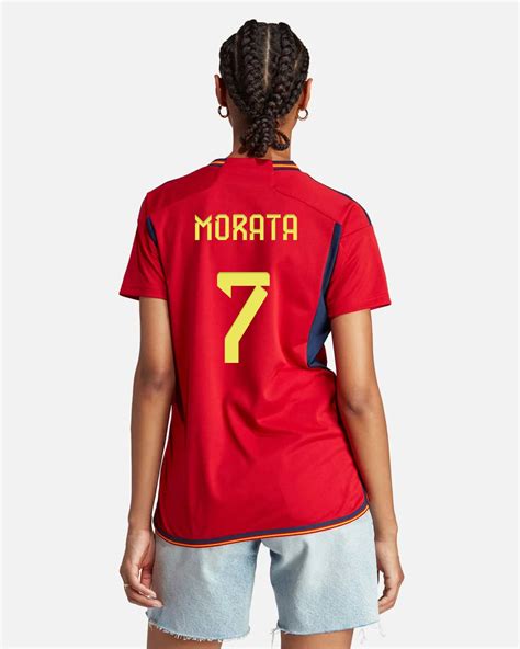 Camiseta Espa A Para El Mundial Qatar De Morata Para Mujer