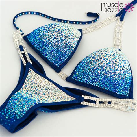 Saphhire Blue Crystal Bikini Cb Etsy