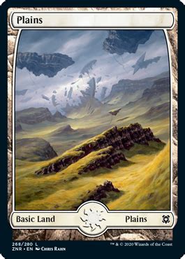 Zendikar Rising Full Art Basic Lands List Of All 15