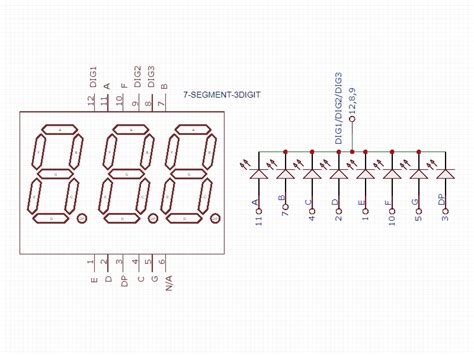 7 Segment Led Display Circuit Diagram