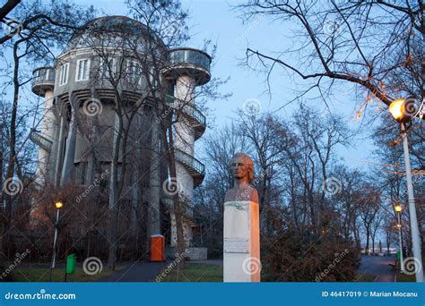 Mihai Eminescu Monument. Statue And Linden Tree Of Mihai Eminescu In ...