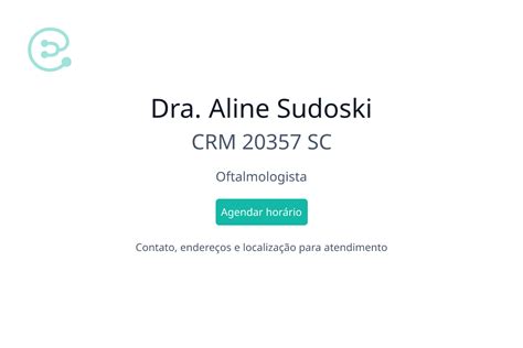 Dra Aline Sudoski Oftalmologista Em Florian Polis Sc