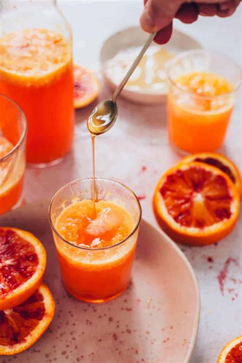 Blood Orange Italian Soda Recipe | Hello Glow