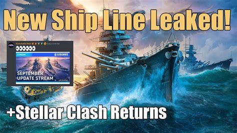 New Ship Line Leaked Stellar Clash Returns World Of Warships