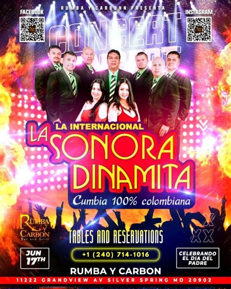 La Sonora Dinamita En Rumba Y Carbon Celebrando El Dia Del Padre