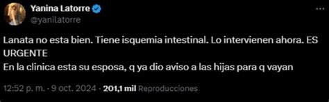 Jorge Lanata Tuvo Que Ser Operado De Urgencia Tiene Isquemia