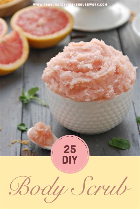 Diy Body Scrubs For Glowing Skin Easy 25 Recipes Diy Body Scrub