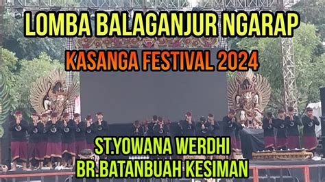 St Yowana Werdhi Br Batanbuah Kesiman Lomba Baleganjur Ngarap Kasanga